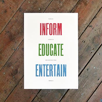 Inform Educate Entertain 