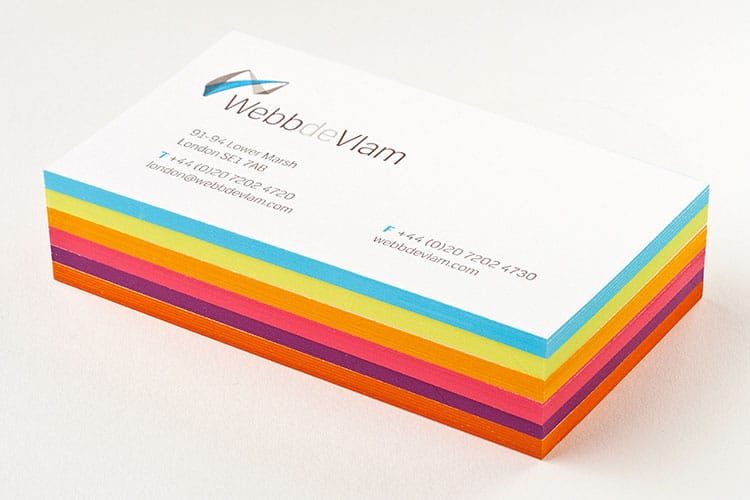 webb_de_vlam_letterpress_business_cards_edge_painted_stack_750